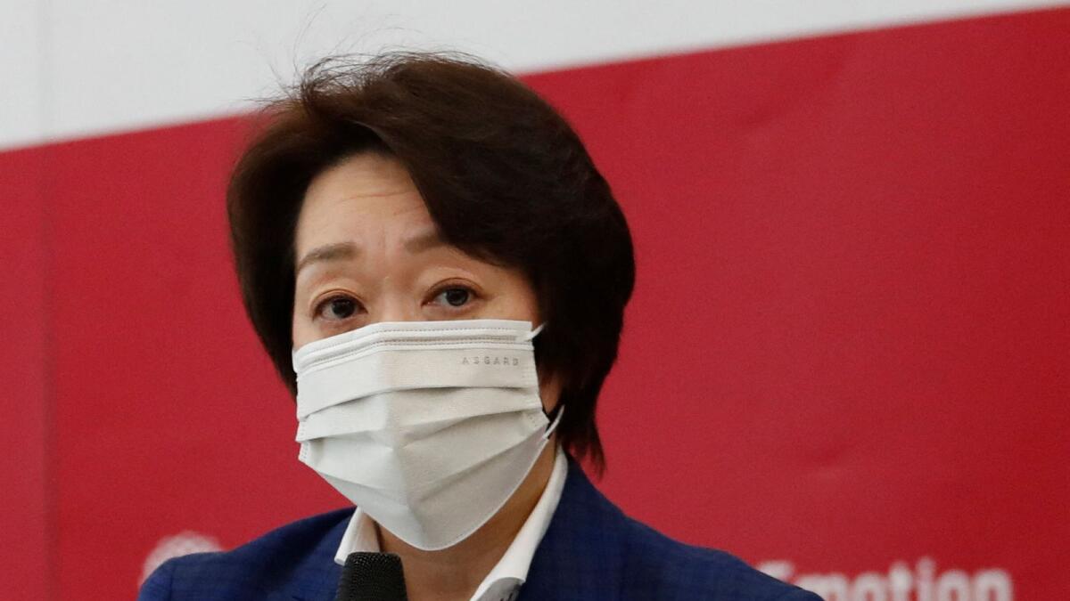Seiko Hashimoto, Tokyo 2020 Olympics Organising Committee president, during a press conference. (AFP file)