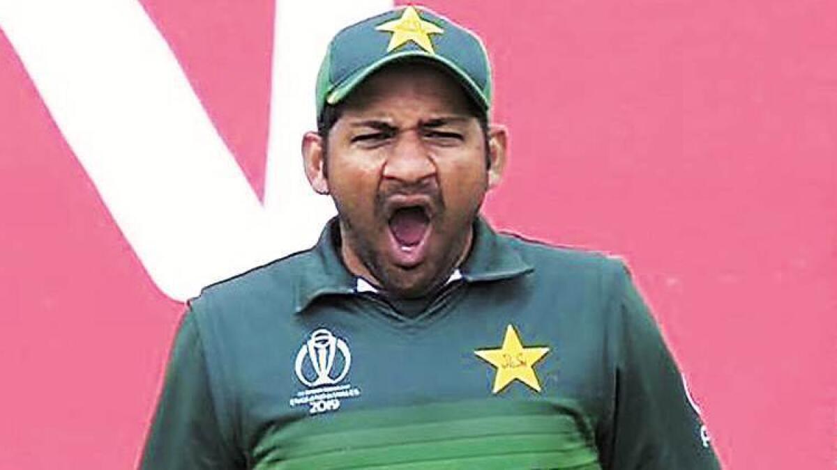 Sarfaraz Ahmed finally reacts to yawning during India-Pakistan match