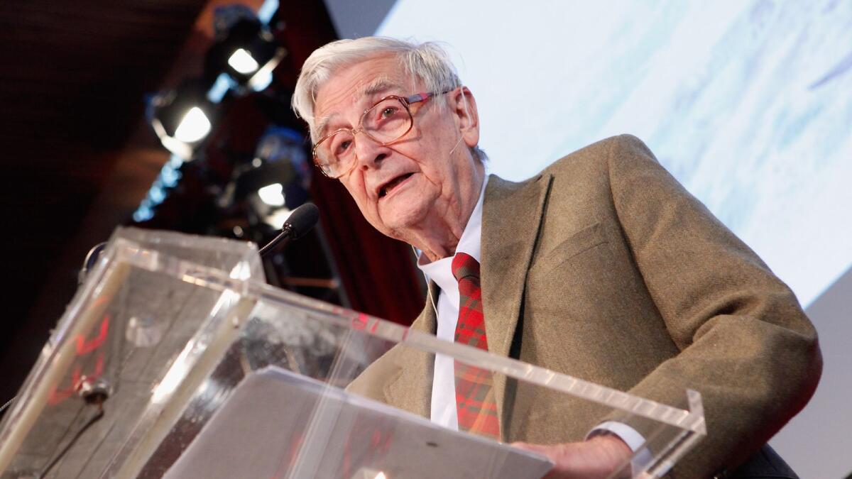 US scientist Edward O. Wilson, established a new field of science, known as sociobiology.  – AFP