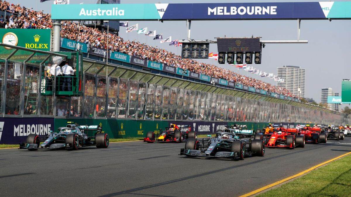 The Australian GP has been cancelled for the second successive year. File photo