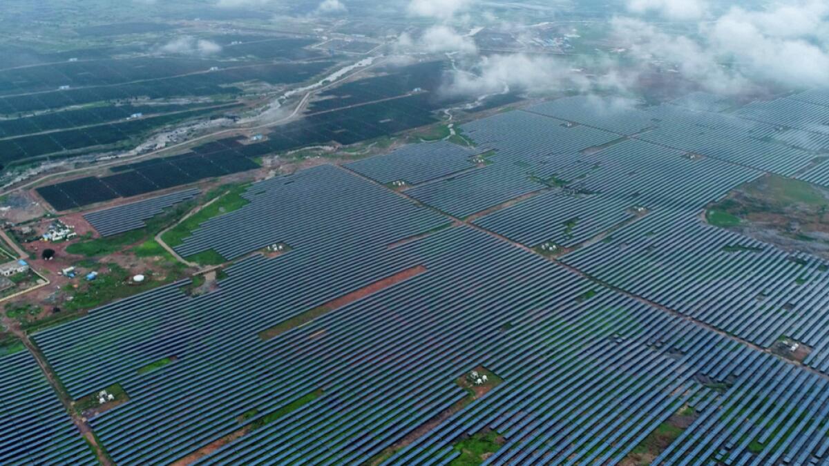 A view of 750 MW Solar Power Plant Project, inaugurated by Prime Minister Narendra Modi via video conferencing, in Rewa, Madhya Pradesh, India. Photo: PTI&lt;p&gt;&lt;/p&gt;&lt;p&gt;&lt;/p&gt;(Research: Mohammad Thanweeruddin)