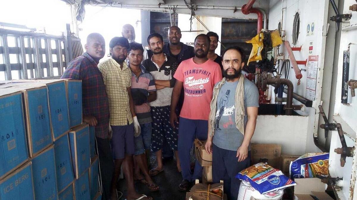 The crew members said their salaries had not been paid for over a year.- Picture retrieved from @cgidubai/twitter