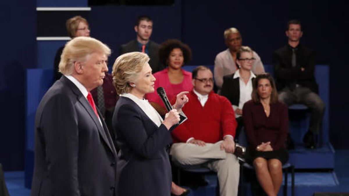 US debate: Trump refuses to say hed accept election results