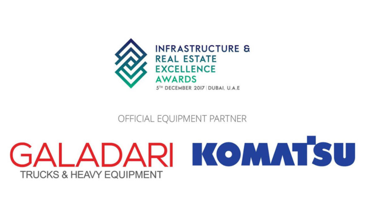 Galadari Trucks and Heavy Equipment, Komatsu join the Infrastructure and Real Estate Excellence Awards