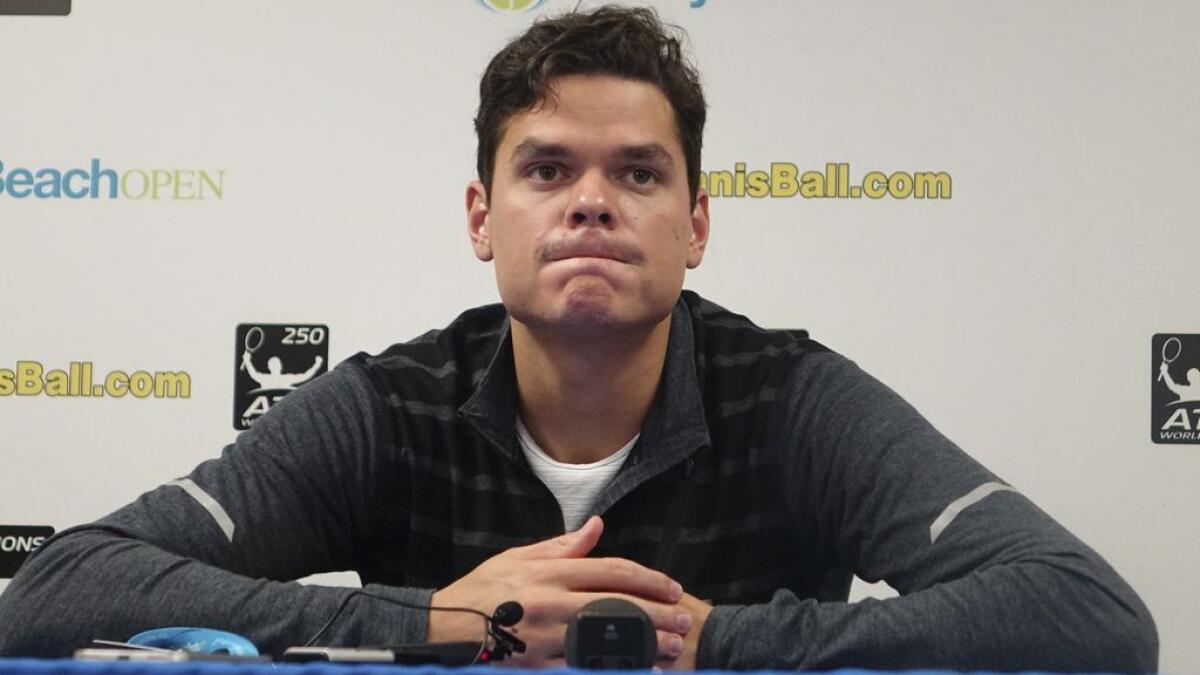 Raonic withdraws from Miami