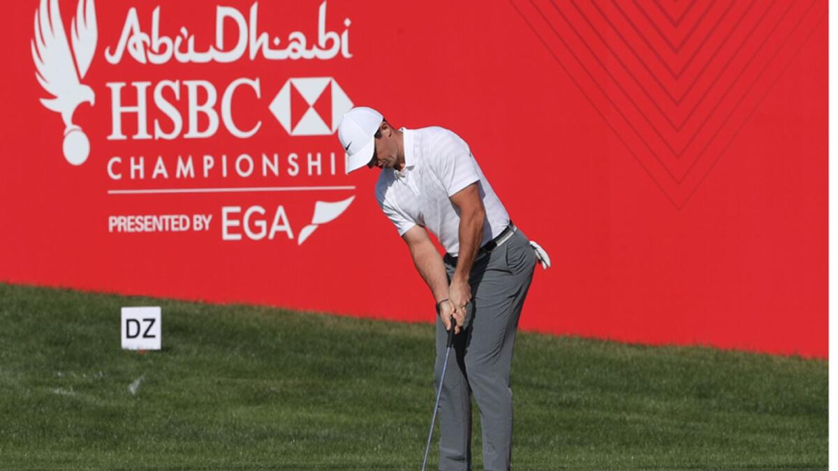 McIlroy, the World No. 4, will be looking to start the year off on a high note when he returns to Abu Dhabi for the first time since 2018. — AFP file