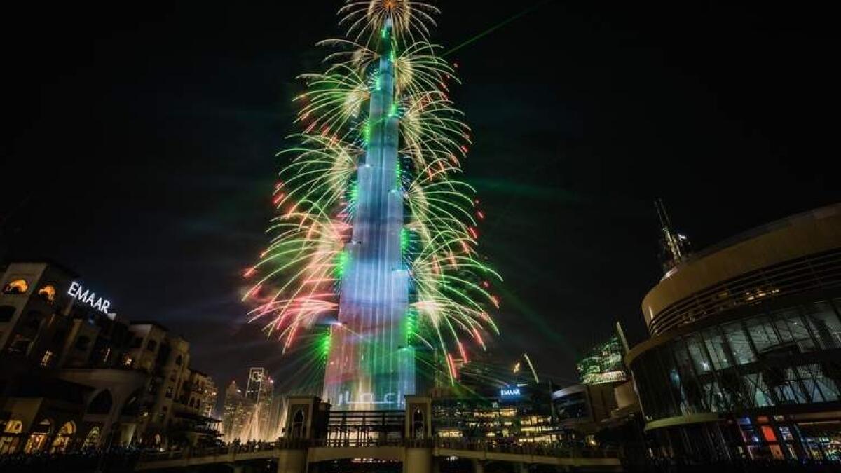 Last chance to see Burj Khalifas NYE laser show tomorrow 