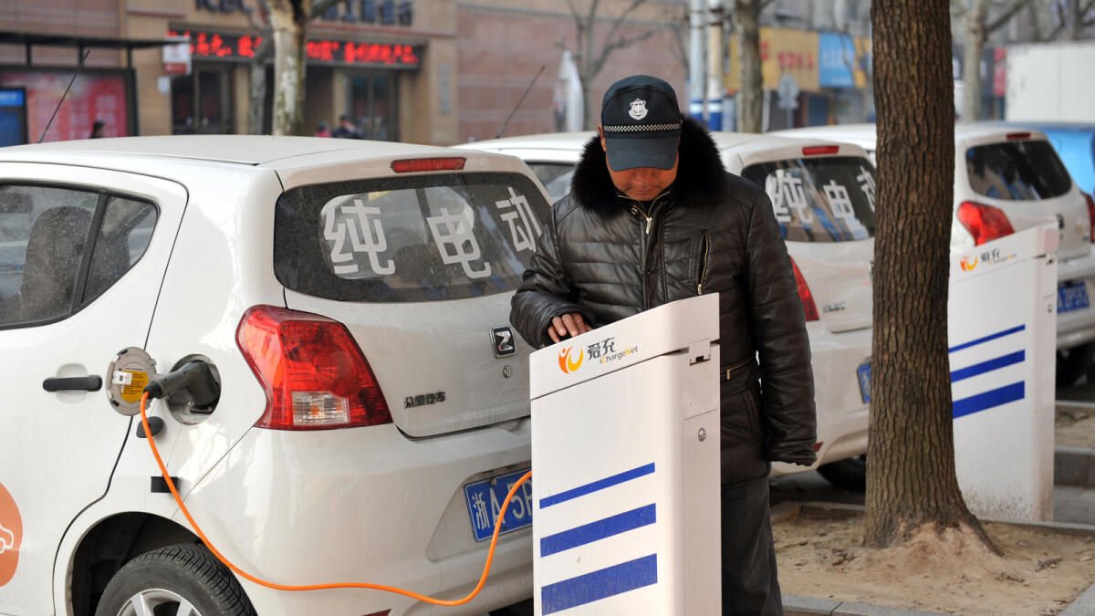 China could electrify global market of rechargeable cars