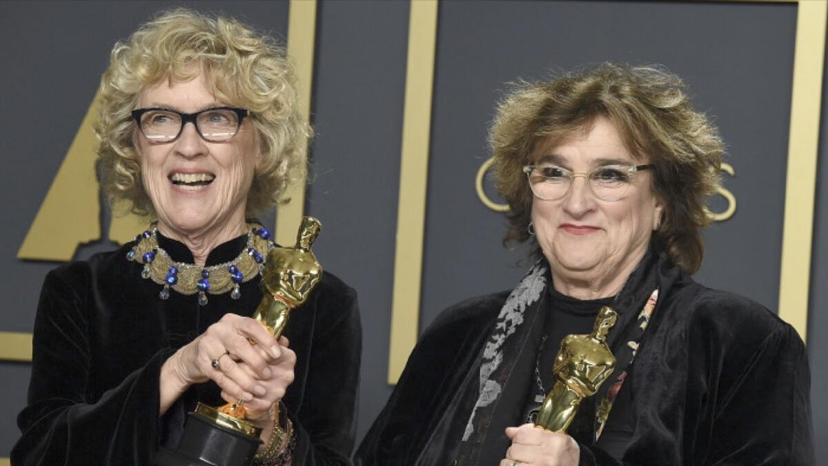 Barbara Ling and Nancy Haigh took home Oscars for their production design on 'Once Upon a Time ... In Hollywood.'