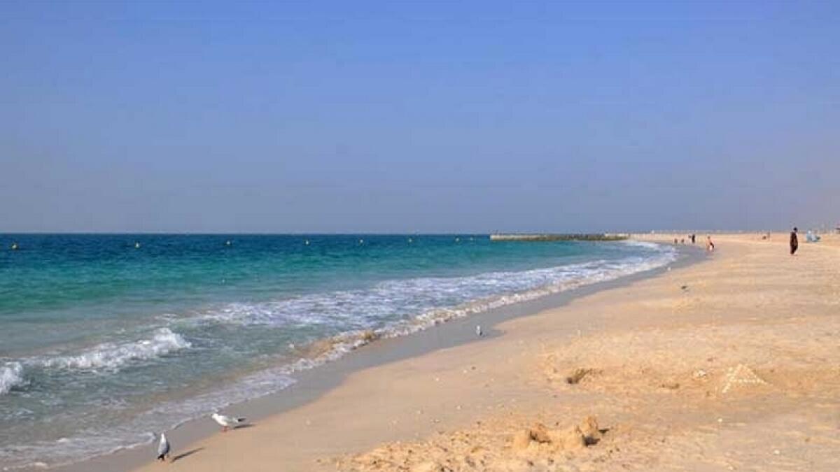 UAE, waves, shore, beach, sea