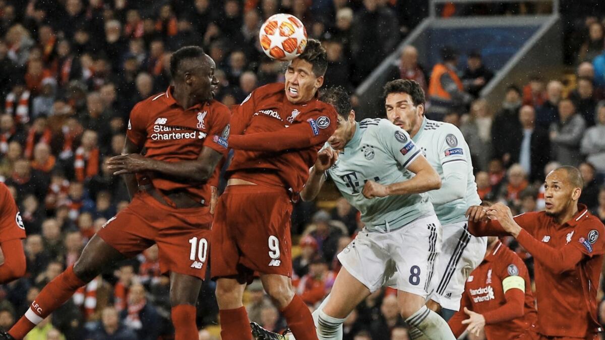 Solid and smart Bayern hold Liverpool 0-0 at Anfield
