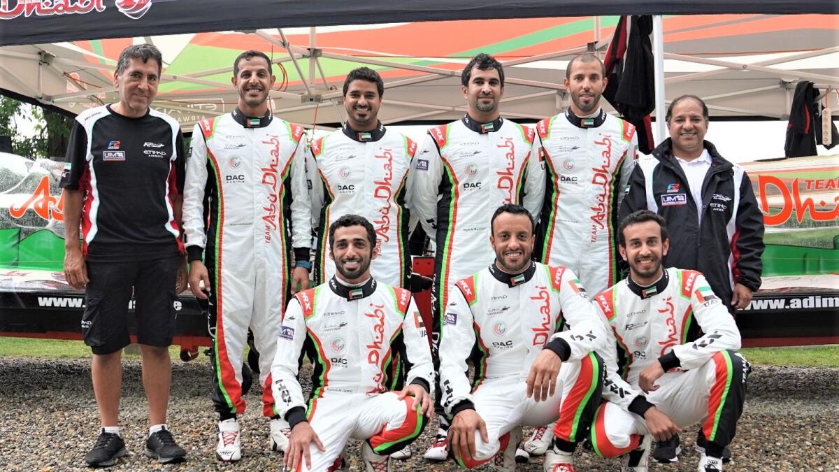 Team Abu Dhabi 1 on verge of another double. — Supplied photo