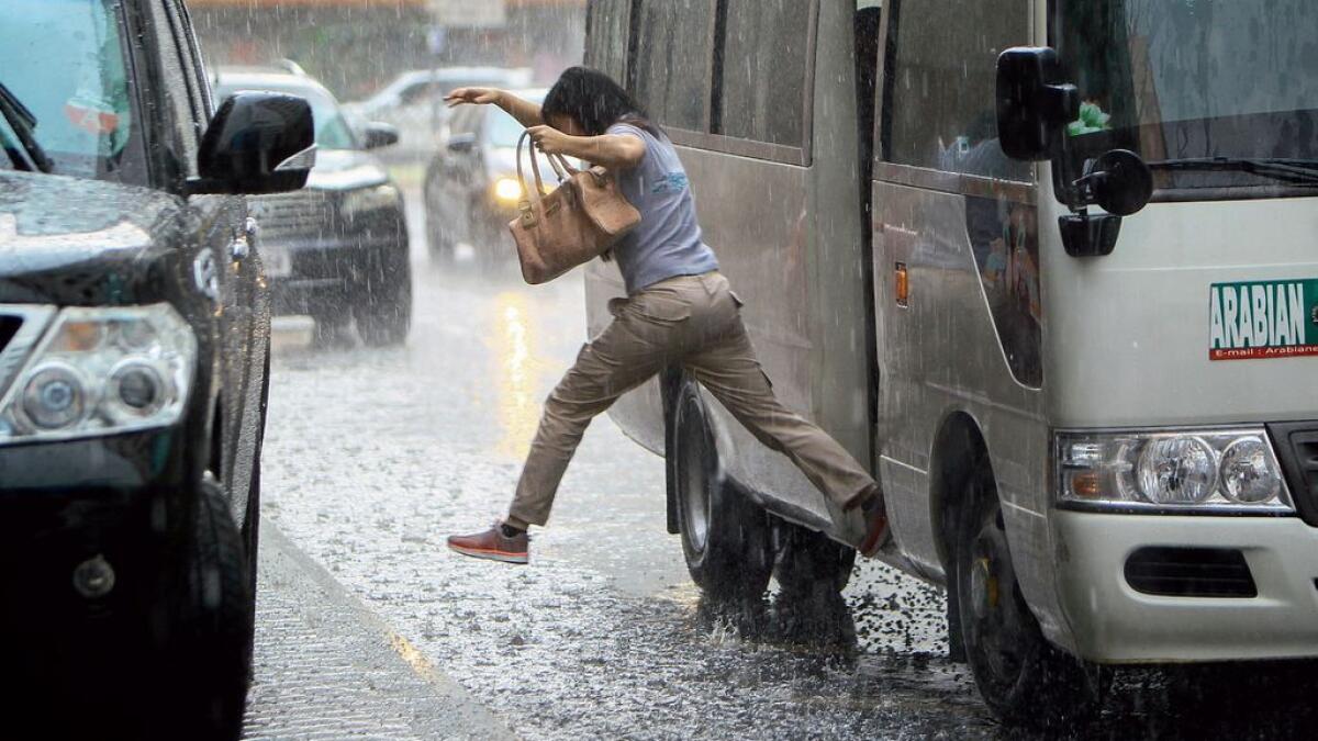 WATCH: Hailstorm, rains lash UAE