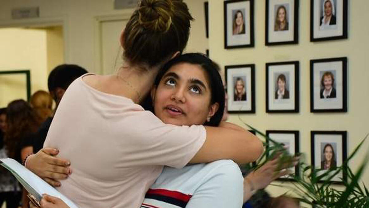 UAE students celebrate record-breaking A level results  