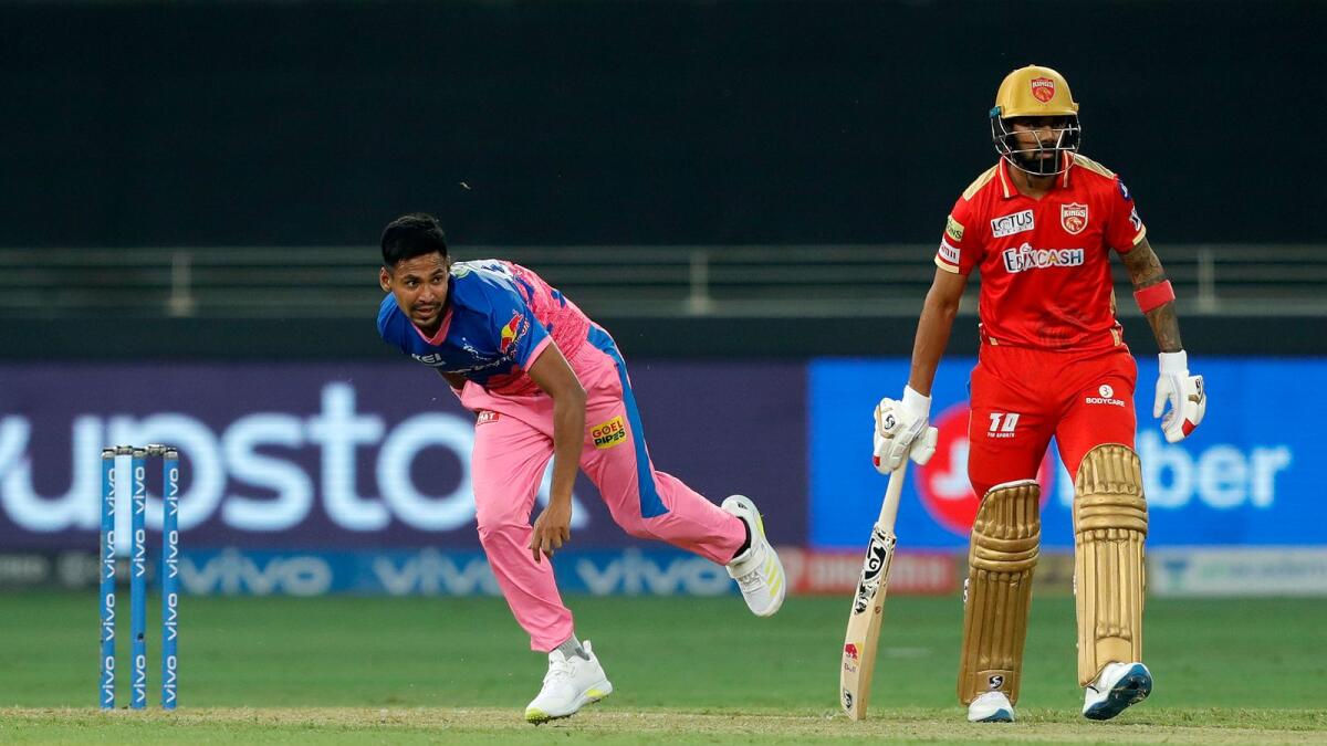 While Kartik Tyagi earned all the accolades for the fantastic last over against Punjab Kings, Mustafizur Rahman was also brilliant in the penultimate over of the game. (BCCI)