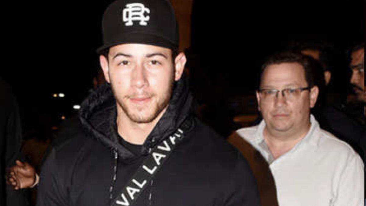 Video: Nick Jonas leaves for US with family after engagement with Priyanka Chopra 