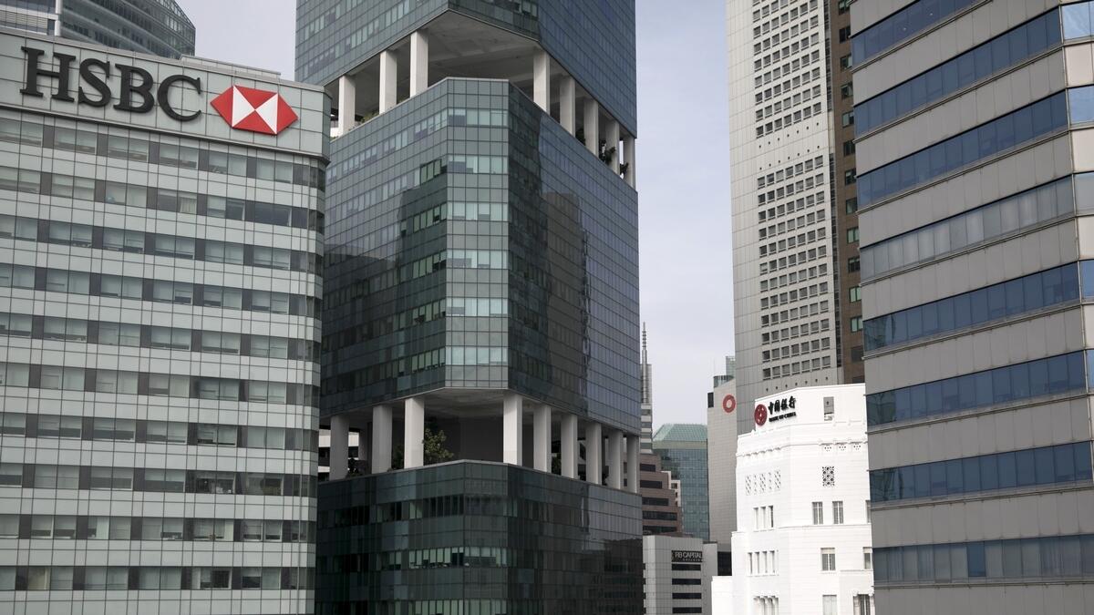 Hong Kong shares of HSBC fell as much as 9.9 per cent to their lowest since March 2009.