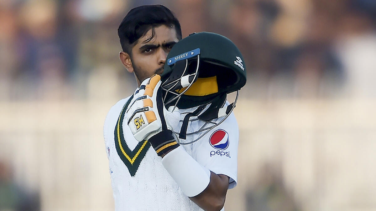 Babar Azam said he looks up to former World Cup winning captain Imran Khan for inspiration. -- AFP