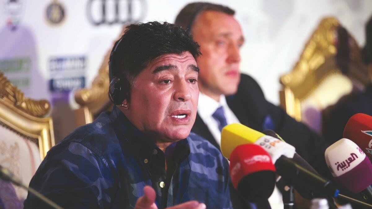 Will try to play Emiratis for Dynamo Brest: Maradona