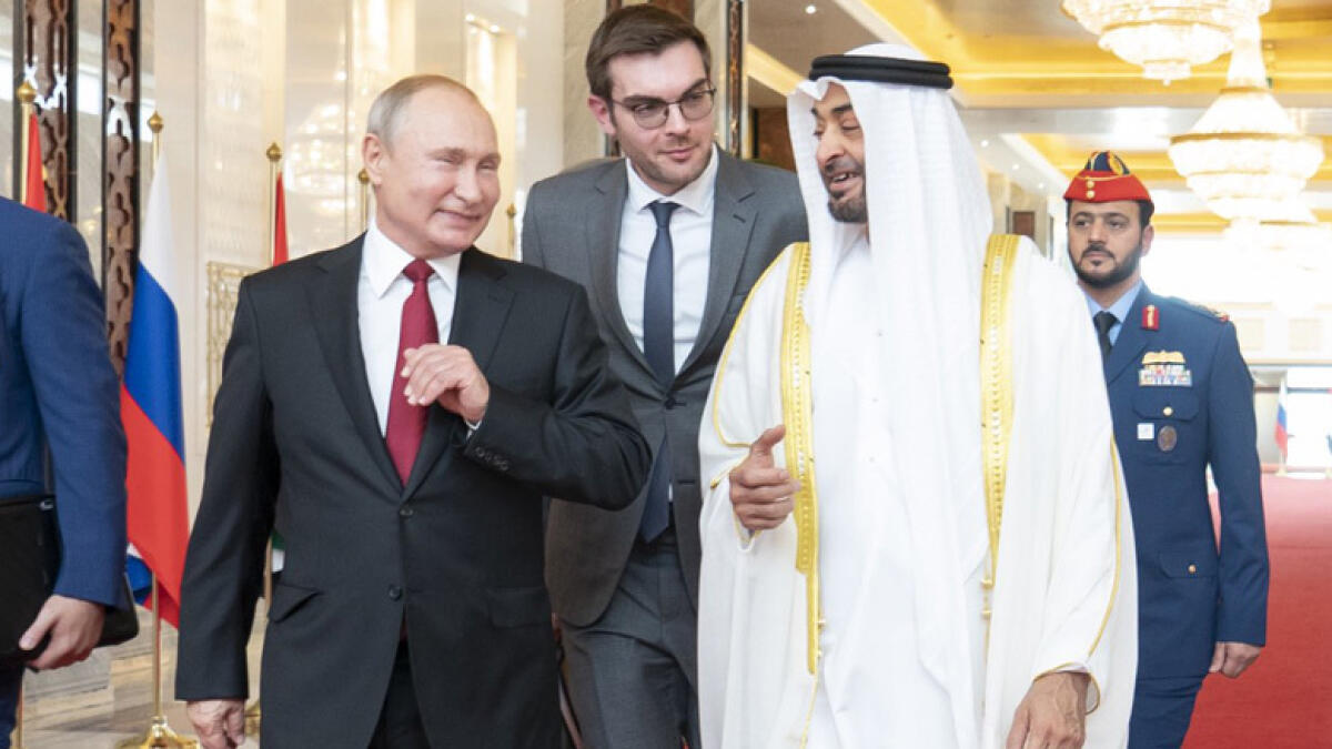 Putin, UAE visit, Russian President, Vladimir Putin, Sheikh Mohamed bin Zayed, Putin in UAE