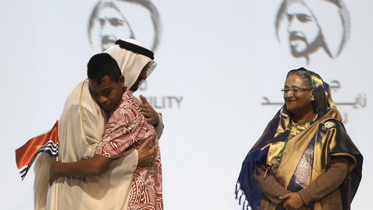 Sheikh Mohamed along with a number of world leaders attended the opening of Abu Dhabi Sustainability Week, ADSW 2020.