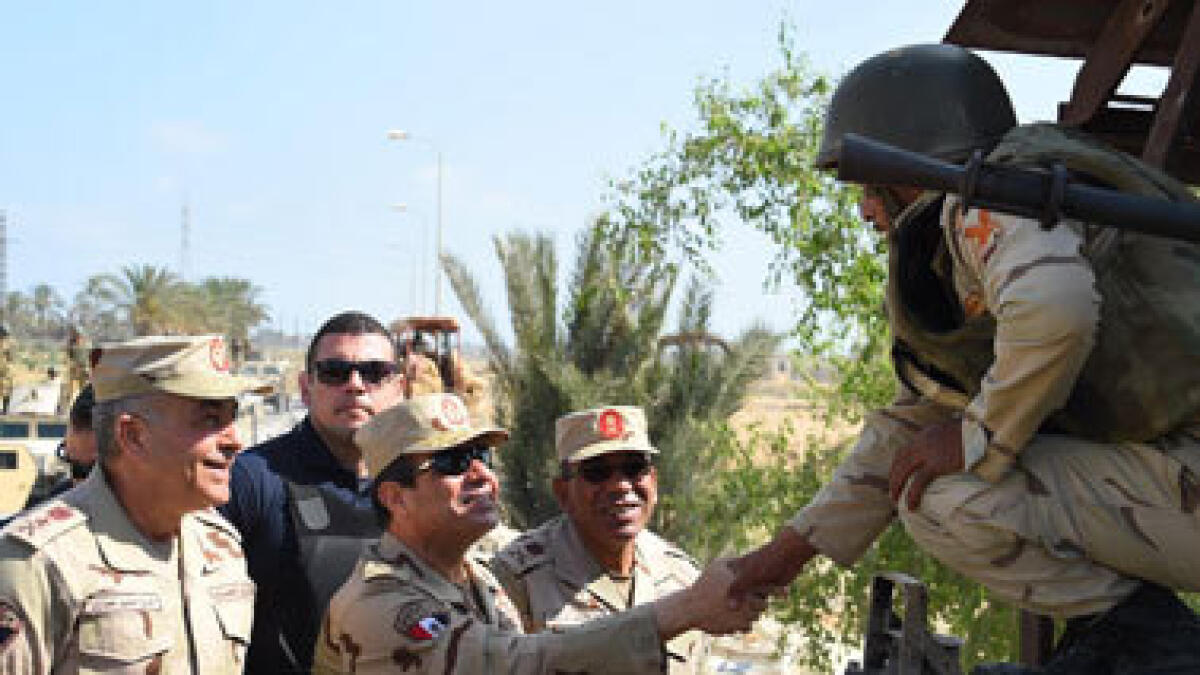 Egypt foiled extremist ‘state’ in Sinai, says president
