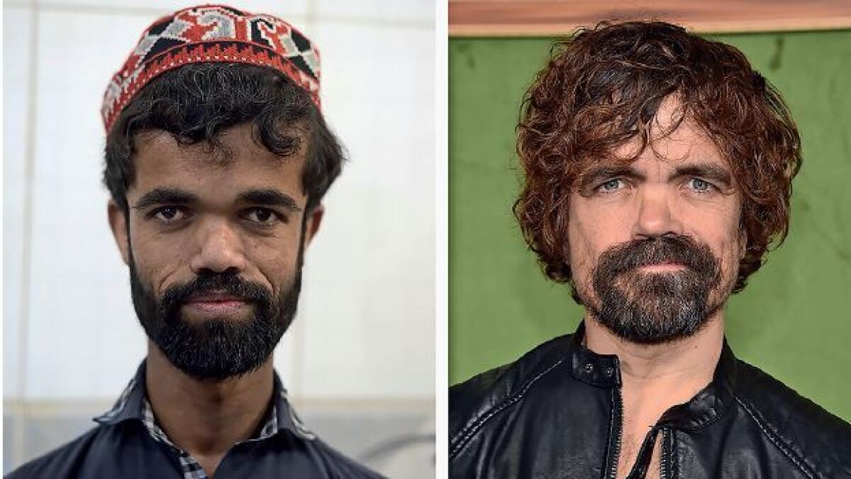 Rozi Khan’s resemblance to US actor Peter Dinklage has got heads turning at the restaurant he works for in Rawalpindi. — AFP 