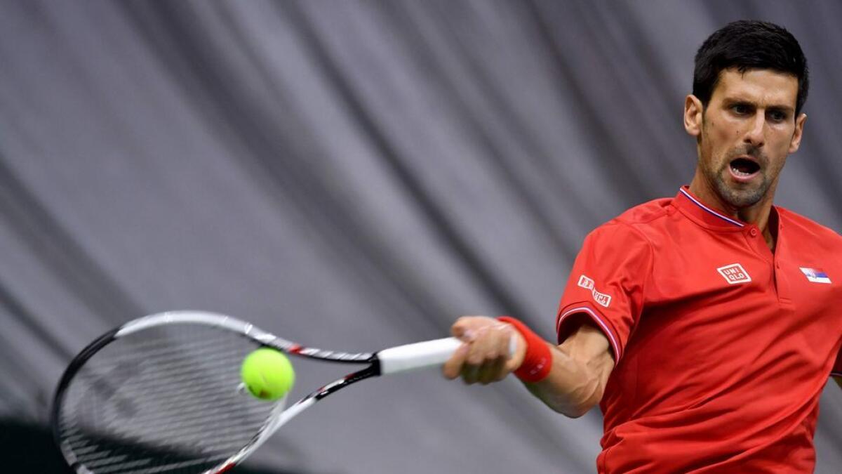 Djokovic survives scare in Davis Cup