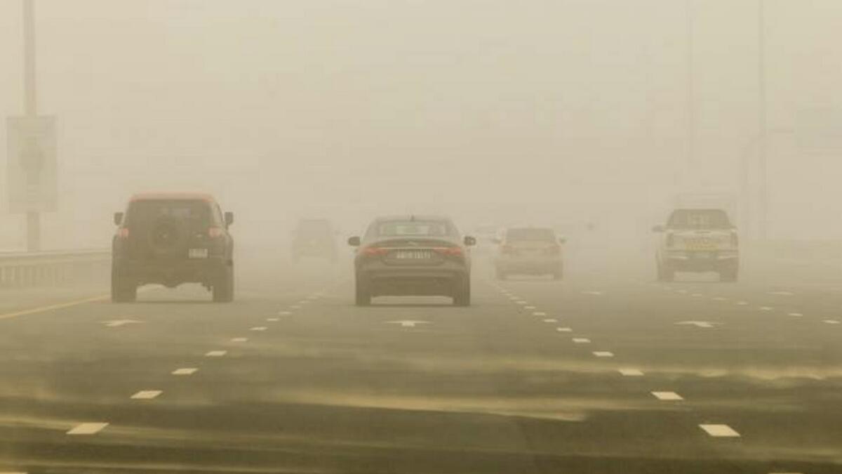 Weather: Dust storm envelopes UAE, rain expected 