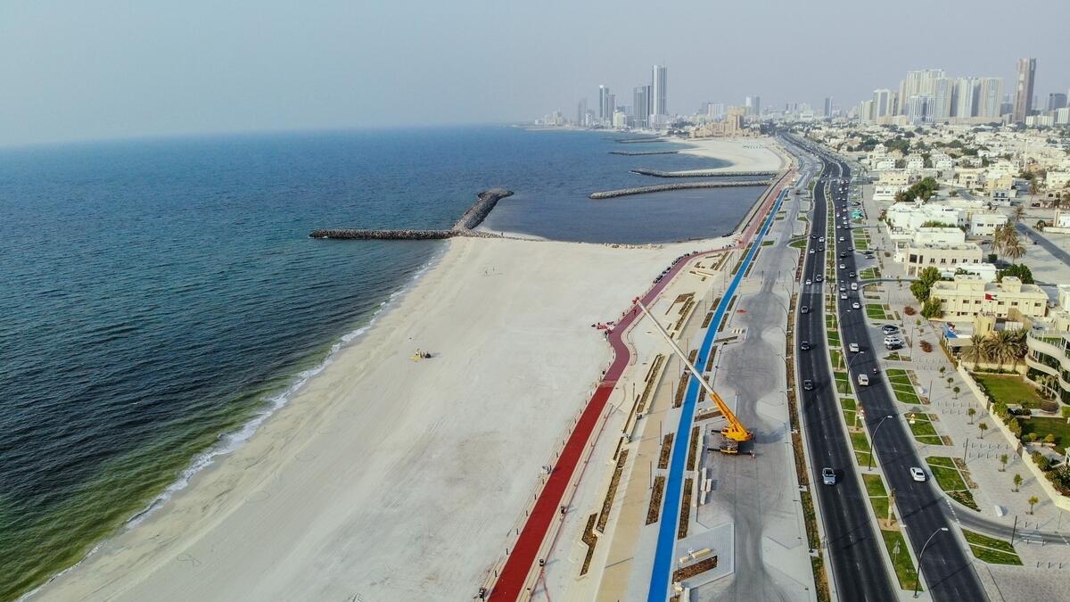 The Sharjah Beach Development Project will create a popular tourism and leisure destination by transforming the 3.3-kilometre area along the Sharjah Beach Road.