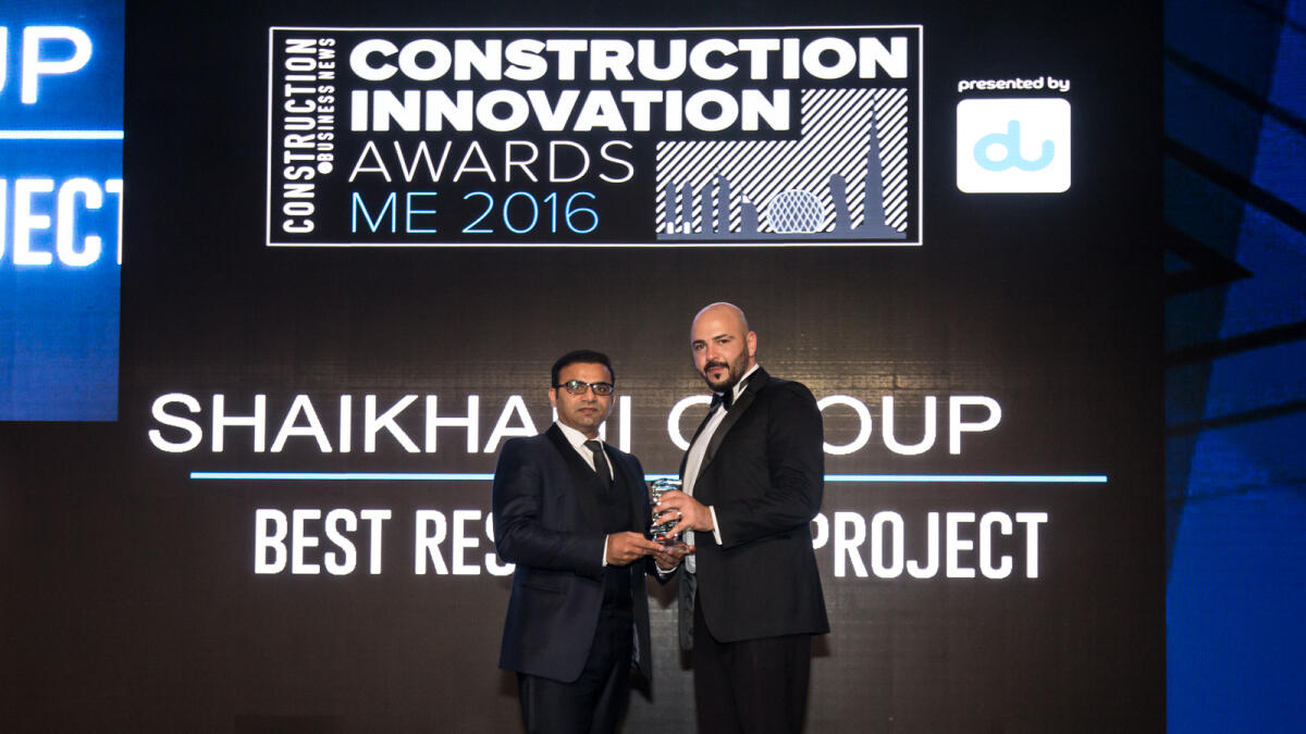 Shaikhani bags construction sector award for excellence