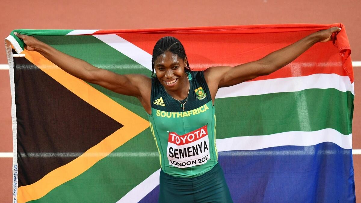 Semenya claims third world 800m title