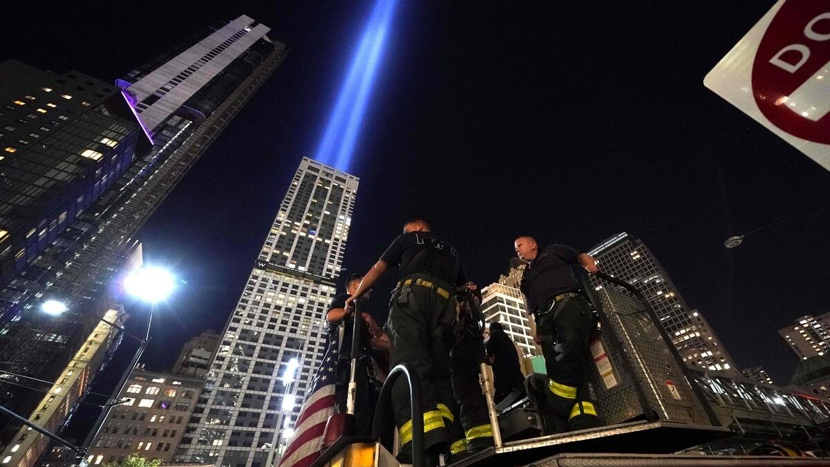 The Sept 11 memorial and the Tunnel to Towers foundation also tussled over the Tribute in Light, a pair of powerful beams that shine into the night sky near the trade centre, evoking the twin towers. The 9/11 memorial initially canceled the display, citing virus safety concerns for the installation crew.