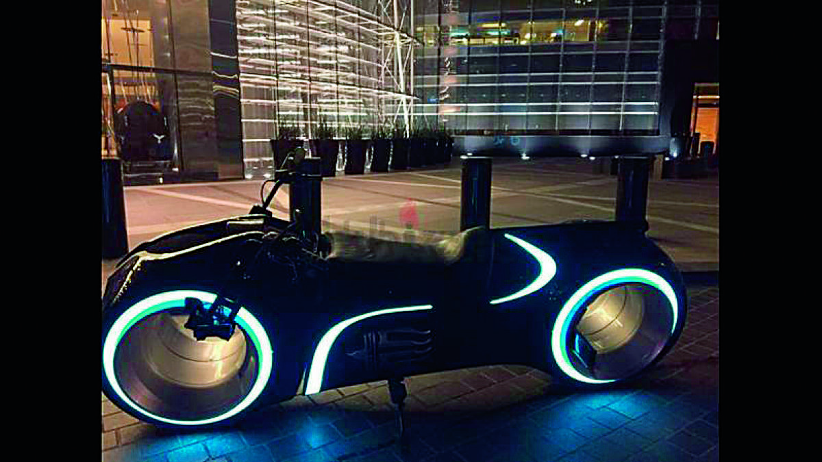 Own your very own Tron motorcycle for Dh165,000