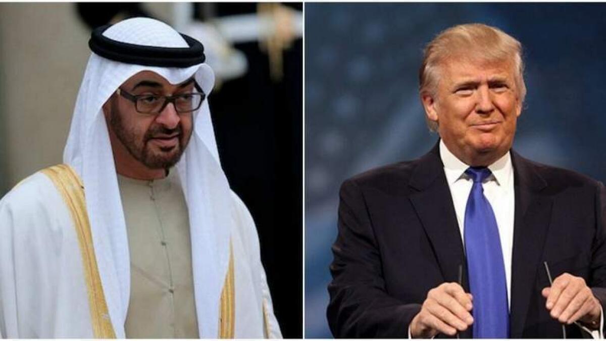 Sheikh Mohamed receives call from US President Donald Trump