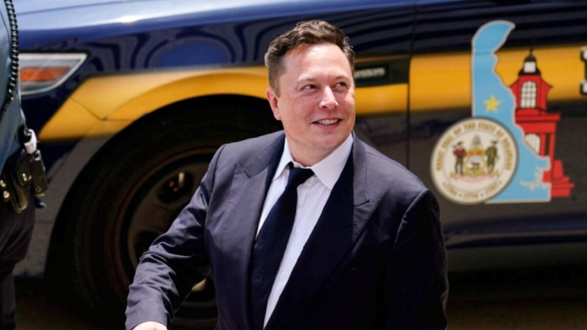 Tesla Inc Chief Executive Elon Musk. — AP