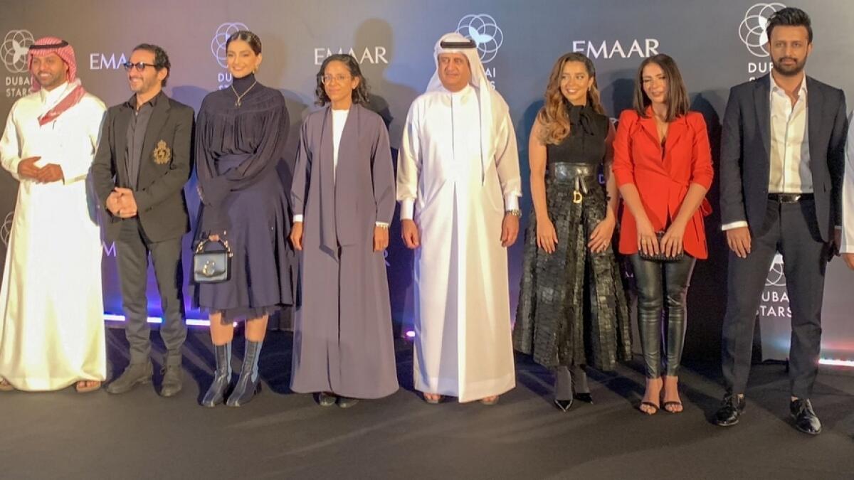 Sonam Kapoor, Balqees, atif Aslam, at the Dubai Stars 