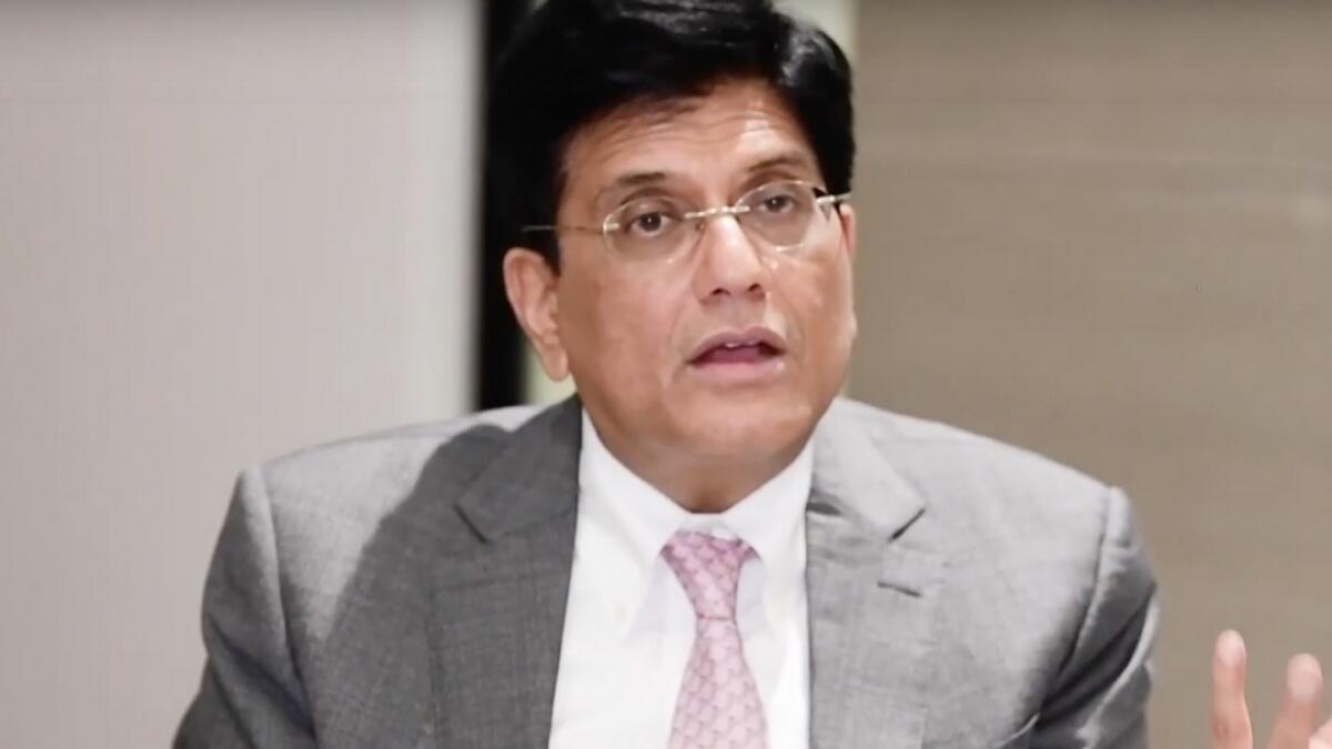 Bilateral talks will be held on a trade mechanism involving the Indian rupee and local Gulf currencies, Goyal said. - File photo