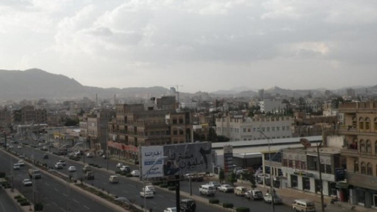 A view of Shahrah e Sitteen, Sana’a, Yemen, circa 2009. Photo: Mahwash Ajaz