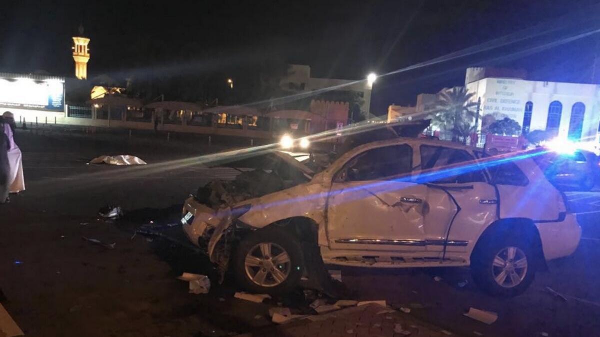  2 Asians killed, 3 injured in RAK car crash