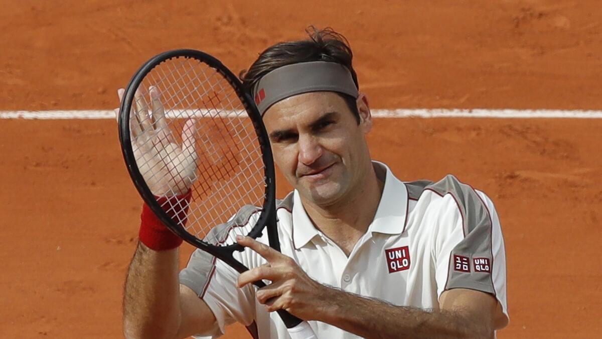 Federer feels the love in Paris