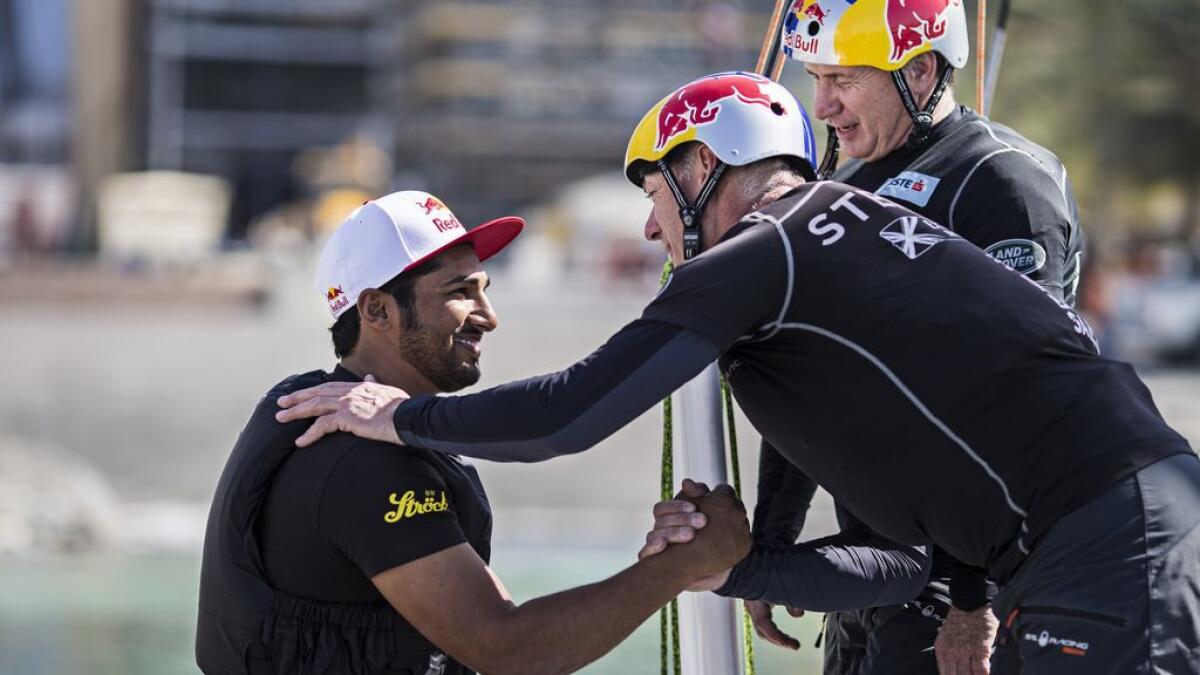 UAE Sailor Adil Khalid sails with double Olympic Gold Medalists in Dubai