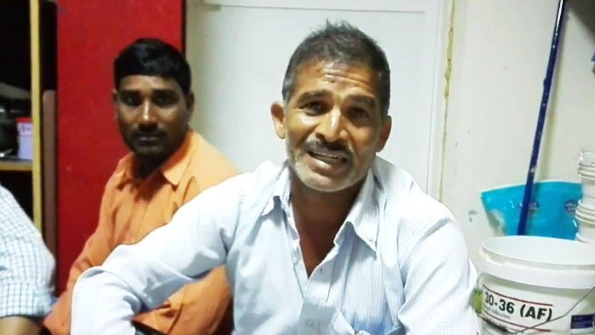 Unpaid Indian workers fight for survival in UAE labour camp