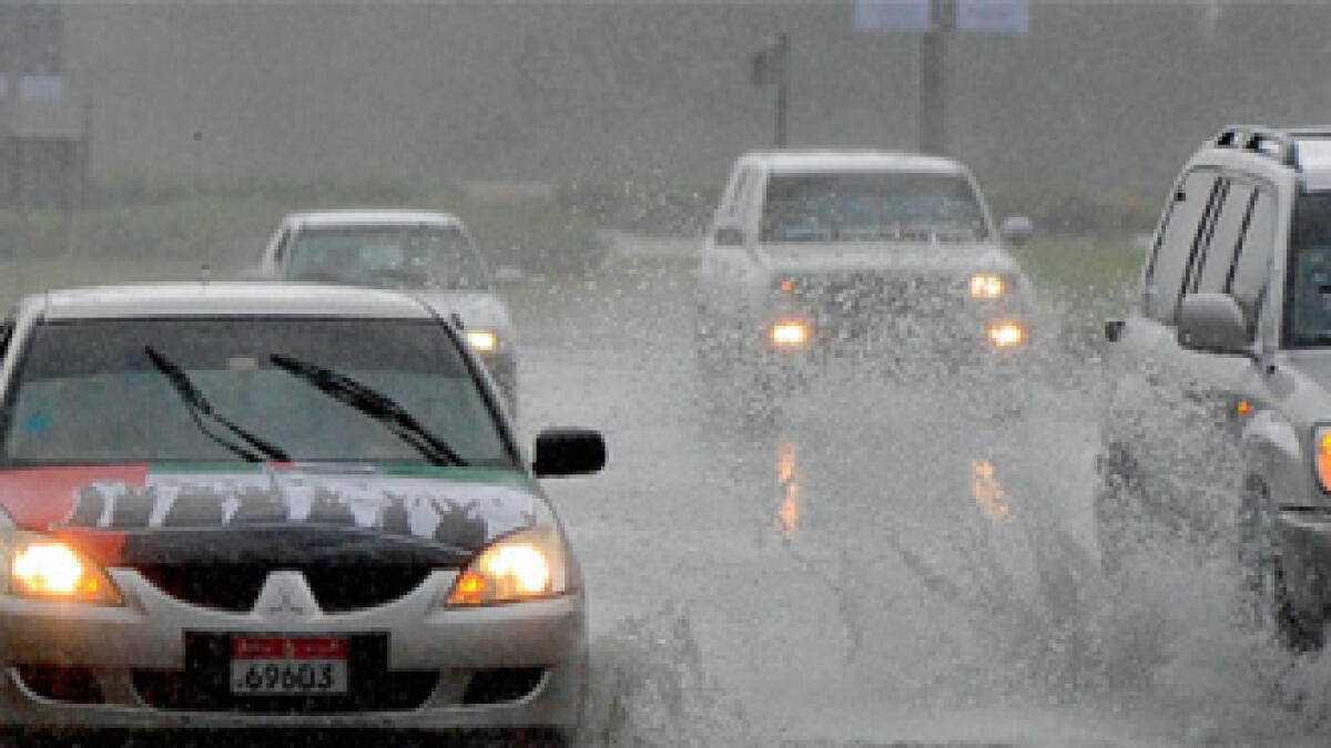 UAE may see rainfall, hail over the next three days
