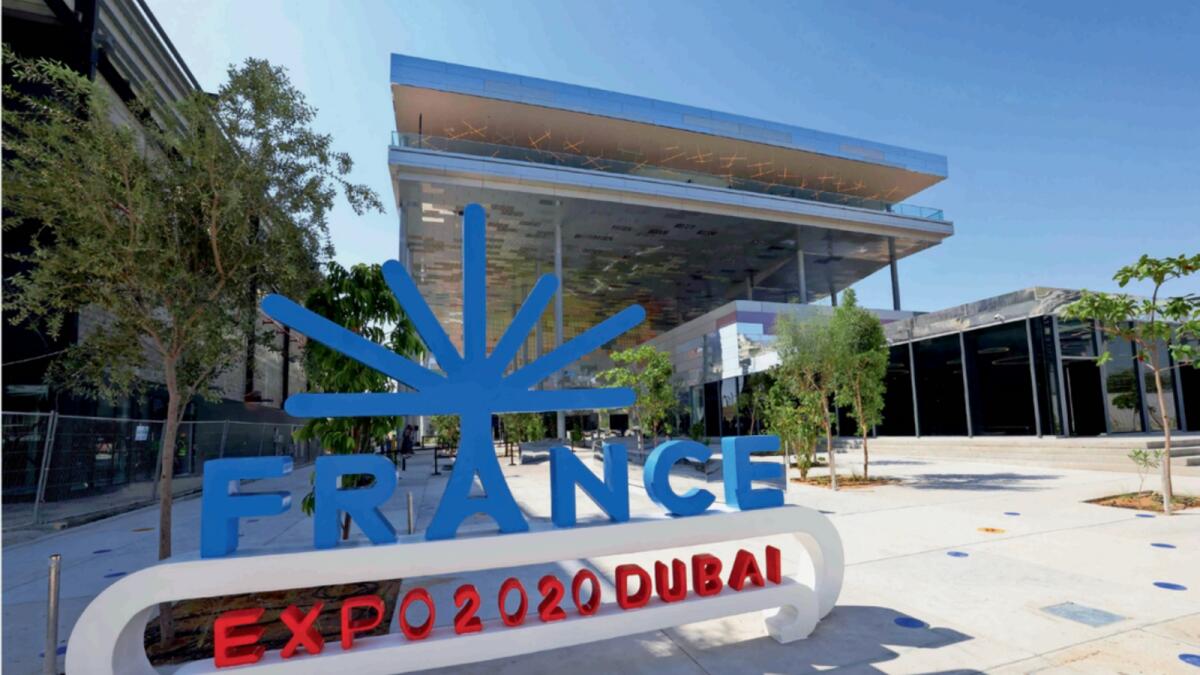 A view of the French pavilion at Expo 2020. — Supplied photo