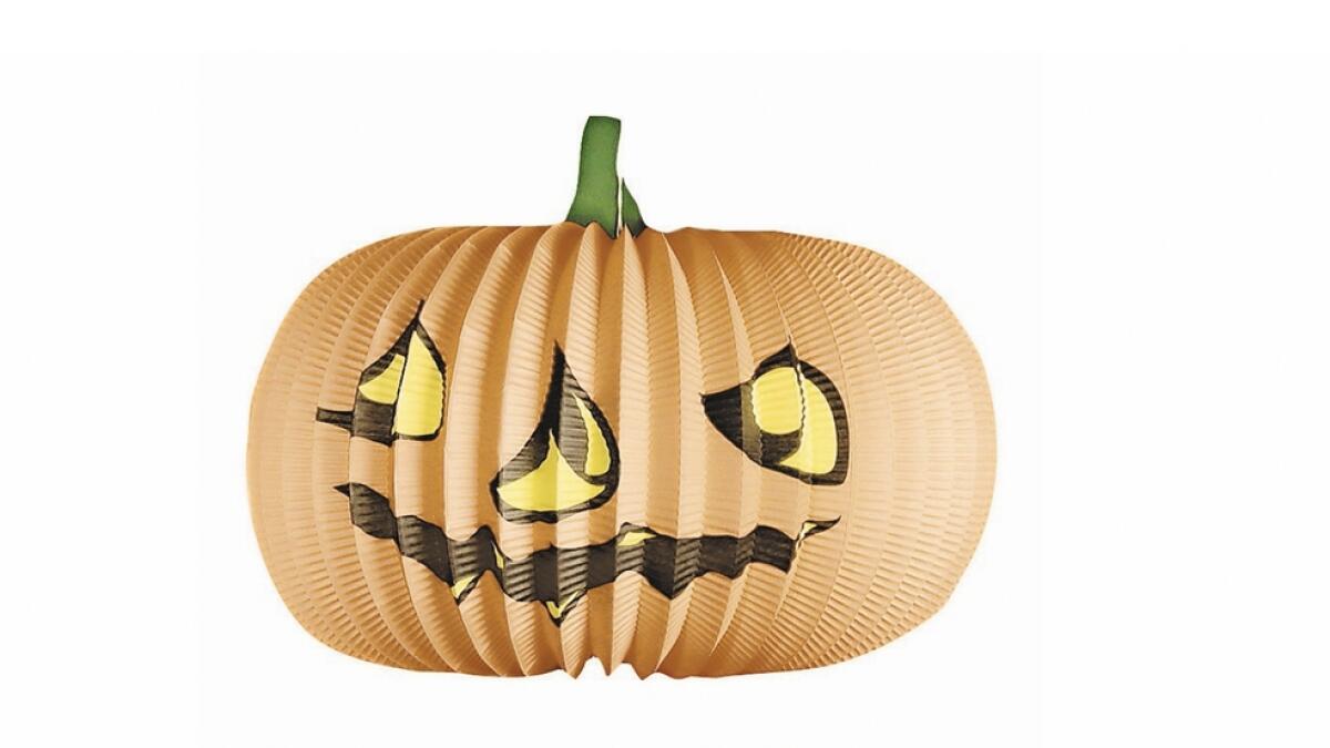 No Halloween is complete without pumpkin decorations, available at Daiso Japan.
