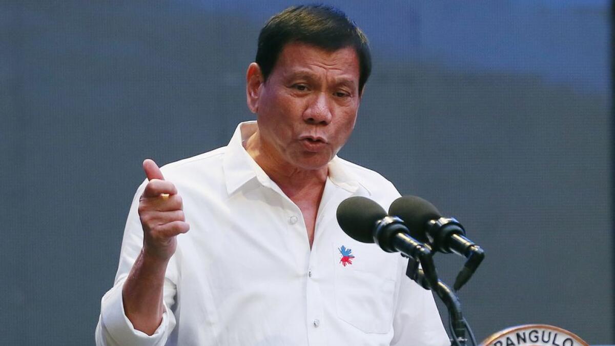 Duterte wont barter away Philippine territory to China