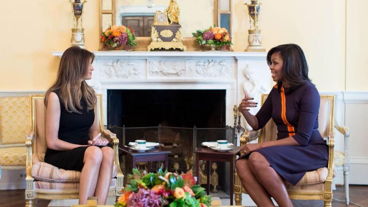 WATCH: Melania likes Michelle Obama, tweets Trump