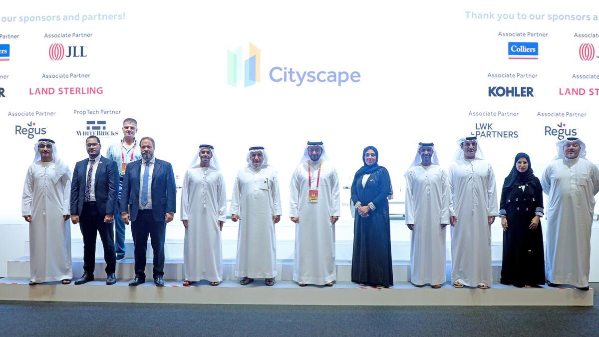The index was launched by Majida Ali Rashid, CEO of the Real Estate Promotion and Investment Management Sector at DLD, and Thierry Delvaux, CEO of JLL Middle East, Africa and Turkey. — Supplied photo