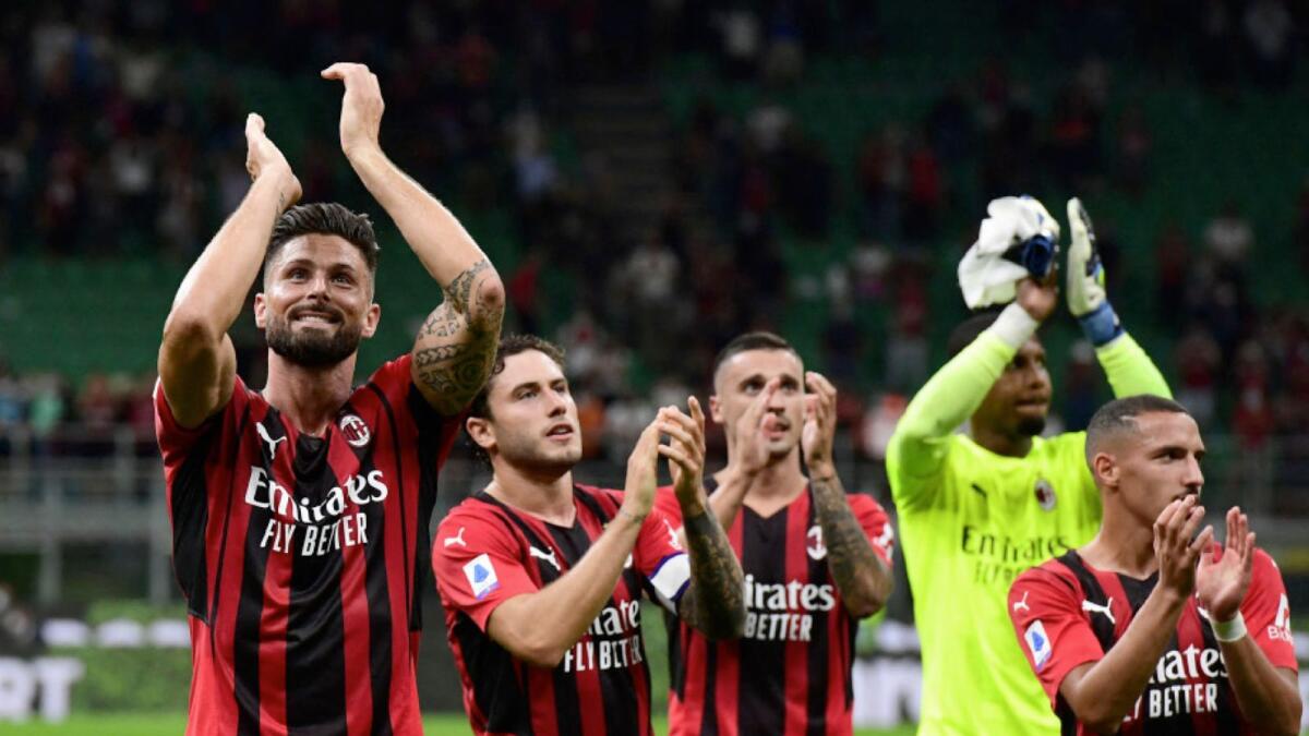 AC Milan are currently leading the points table in Italy. (Agencies)